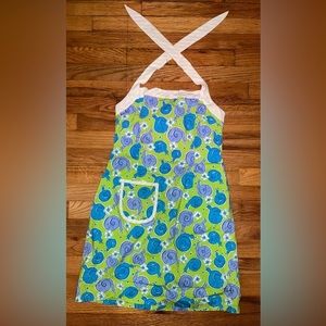 LILLY PULITZER BRAND STRETCH BODYCON HALTER SNAIL SUNDRESS MINI DRESS SIZE 6